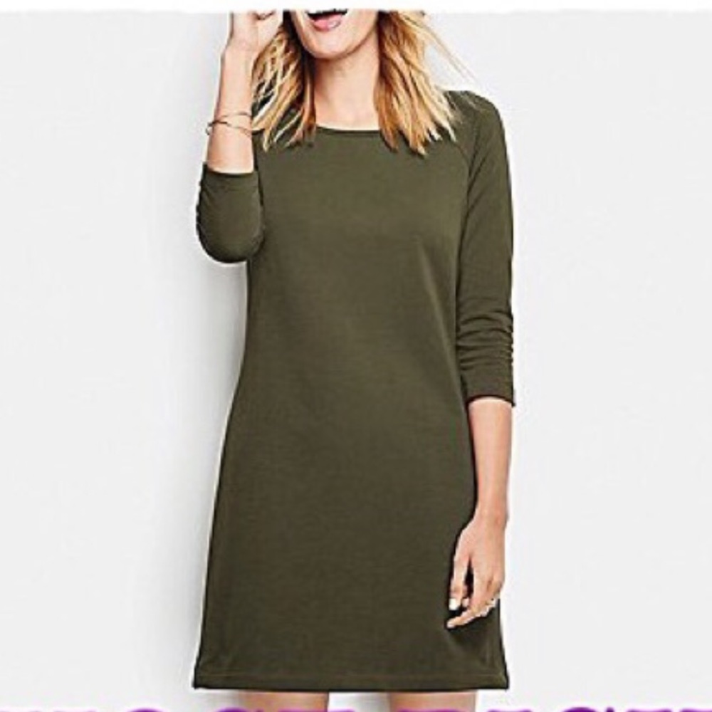 Caralase 3/4 Length Sleeve Green Dress